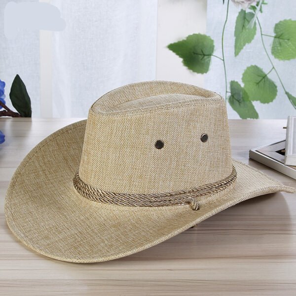 Men's Linen Western Hat